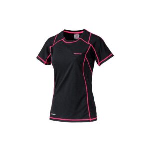 Trangoworld Elina Short Sleeve T-shirt Negro,Rosa XS Mujer