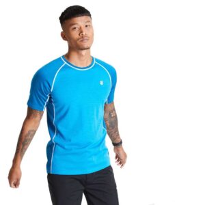Dare2b Conflux Short Sleeve T-shirt Azul L Hombre