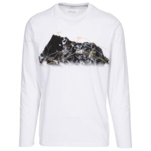 Trespass Wrenburyton Long Sleeve T-shirt Blanco L Hombre