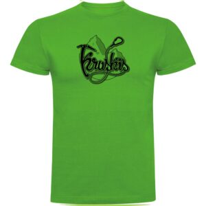 Kruskis Logo Climb Short Sleeve T-shirt Verde L Hombre