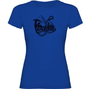 Kruskis Logo Climb Short Sleeve T-shirt Azul XL Mujer