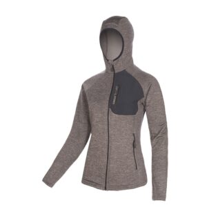 Trangoworld Wells Hooded Fleece Gris L Mujer