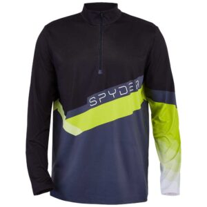Spyder Mandate Long Sleeve Base Layer Azul,Negro S Hombre