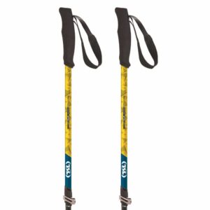 Tsl Outdoor Tour Carbon Compact 3 Light Twist Poles Amarillo 62-125 cm
