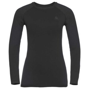 Odlo Top Crew Neck Performance Warm Ec Negro XS Mujer