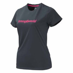 Trangoworld Kewe Short Sleeve T-shirt Gris XS Mujer