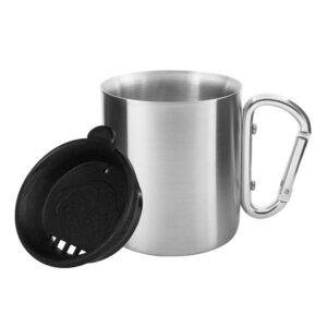 Tatonka Thermo Carabiner 250ml Mug Plateado
