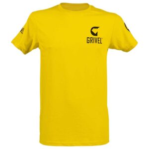 Grivel Logo Short Sleeve T-shirt Amarillo S Hombre