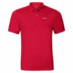Odlo Peter Short Sleeve Polo Shirt Rojo S Hombre