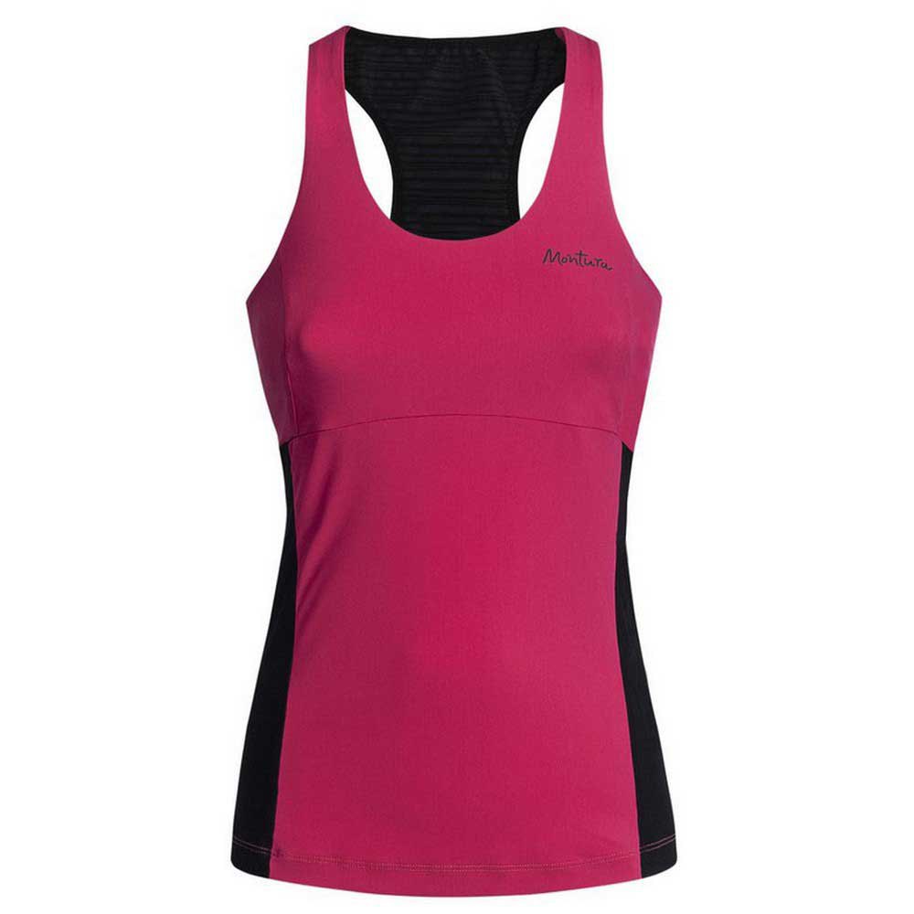 Montura Wonder Sleeveless T-shirt Negro,Rosa L Mujer
