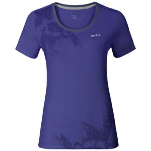 Odlo Maren Short Sleeve T-shirt Azul XS Mujer