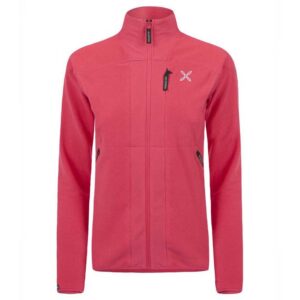 Montura Stretch Confort Fit Hooded Fleece Rojo S Mujer