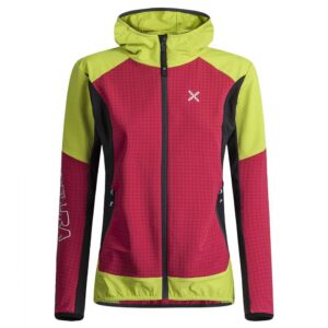 Montura Wind Revolution Jacket Verde,Rosa L Mujer