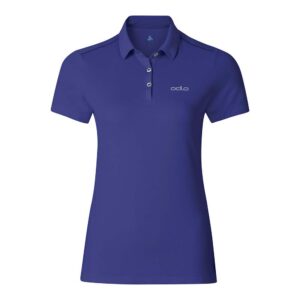 Odlo Tina Short Sleeve Polo Shirt Azul S Mujer