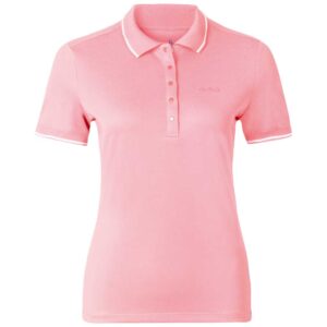 Odlo Tour Short Sleeve Polo Shirt Rosa XS Mujer