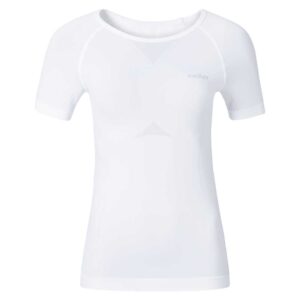 Odlo Evolution Light Crew Short Sleeve Base Layer Blanco M Mujer