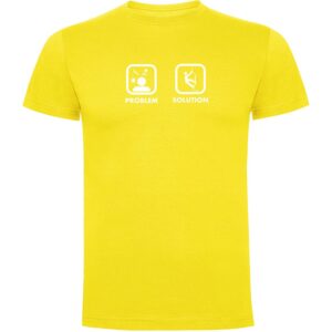 Kruskis Problem Solution Climb Short Sleeve T-shirt Amarillo 3XL Hombre