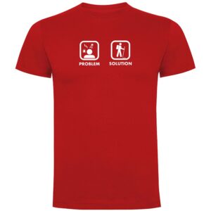Kruskis Problem Solution Trek Short Sleeve T-shirt Rojo L Hombre