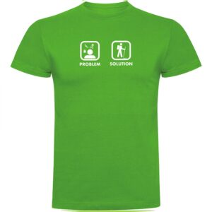 Kruskis Problem Solution Trek Short Sleeve T-shirt Verde 3XL Hombre