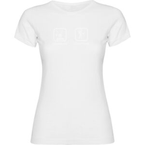 Kruskis Problem Solution Trek Short Sleeve T-shirt Blanco S Mujer