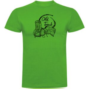 Kruskis Old Track Short Sleeve T-shirt Verde 3XL Hombre