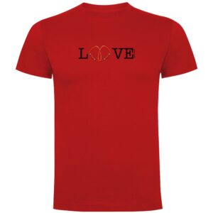 Kruskis Love Short Sleeve T-shirt Rojo 3XL Hombre
