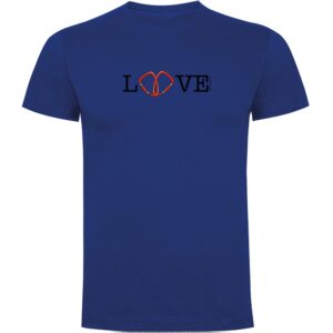Kruskis Love Short Sleeve T-shirt Azul 3XL Hombre
