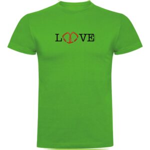 Kruskis Love Short Sleeve T-shirt Verde 3XL Hombre