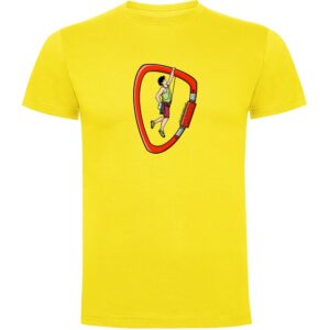 Kruskis Climber Short Sleeve T-shirt Amarillo L Hombre