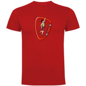 Kruskis Climber Short Sleeve T-shirt Rojo L Hombre