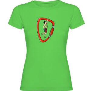 Kruskis Climber Short Sleeve T-shirt Verde M Mujer