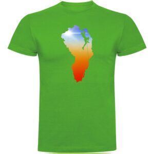 Kruskis Climber Dream Short Sleeve T-shirt Verde S Hombre