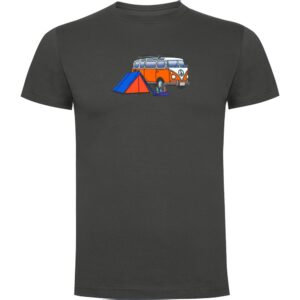 Kruskis Hippie Van Trek Short Sleeve T-shirt Gris M Hombre