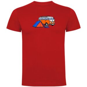 Kruskis Hippie Van Trek Short Sleeve T-shirt Rojo 3XL Hombre