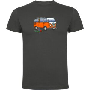 Kruskis Hippie Van Climbing Short Sleeve T-shirt Gris 3XL Hombre