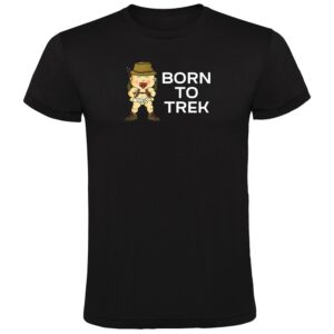 Kruskis Born To Trekk Short Sleeve T-shirt Negro 3XL Hombre