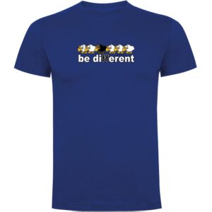 Kruskis Be Different Trekk Short Sleeve T-shirt Azul M Hombre
