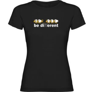 Kruskis Be Different Trekk Short Sleeve T-shirt Negro S Mujer