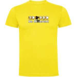 Kruskis Be Different Climb Short Sleeve T-shirt Amarillo M Hombre