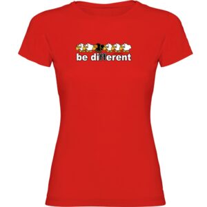 Kruskis Be Different Climb Short Sleeve T-shirt Rojo M Mujer