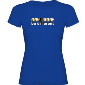Kruskis Be Different Climb Short Sleeve T-shirt Azul 2XL Mujer
