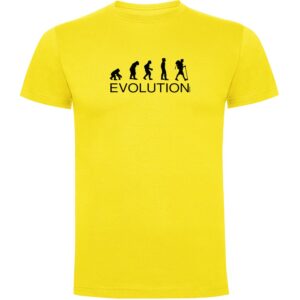 Kruskis Evolution Hiking Short Sleeve T-shirt Amarillo M Hombre