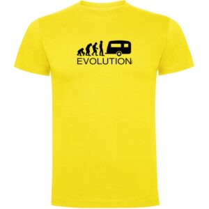 Kruskis Evolution Caravanning Short Sleeve T-shirt Amarillo 3XL Hombre