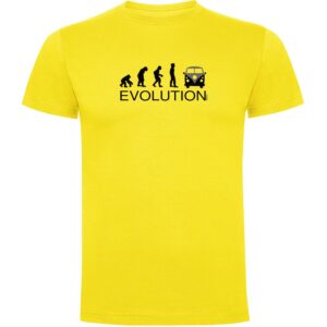 Kruskis Evolution California Van Short Sleeve T-shirt Amarillo L Hombre