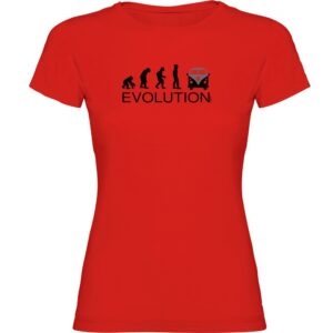 Kruskis Evolution California Van Short Sleeve T-shirt Rojo L Mujer