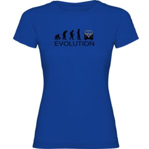 Kruskis Evolution California Van Short Sleeve T-shirt Azul S Mujer