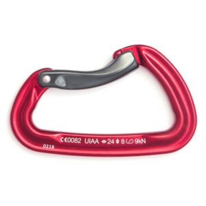 Fixe Climbing Gear Orion F Curvo Snap Hook Rojo
