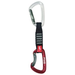 Fixe Climbing Gear Pack 4 Wide Orion V2 Quickdraw Negro 12 cm