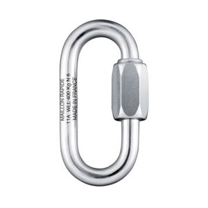 Fixe Climbing Gear Maillon Standard Steel Snap Hook Plateado 10 mm