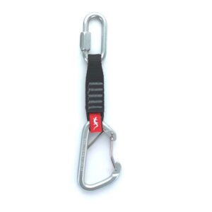 Fixe Climbing Gear Clip 508-8+indus Curvo Quickdraw Gris 12 cm